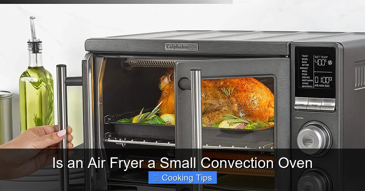 Is an Air Fryer a Small Convection Oven