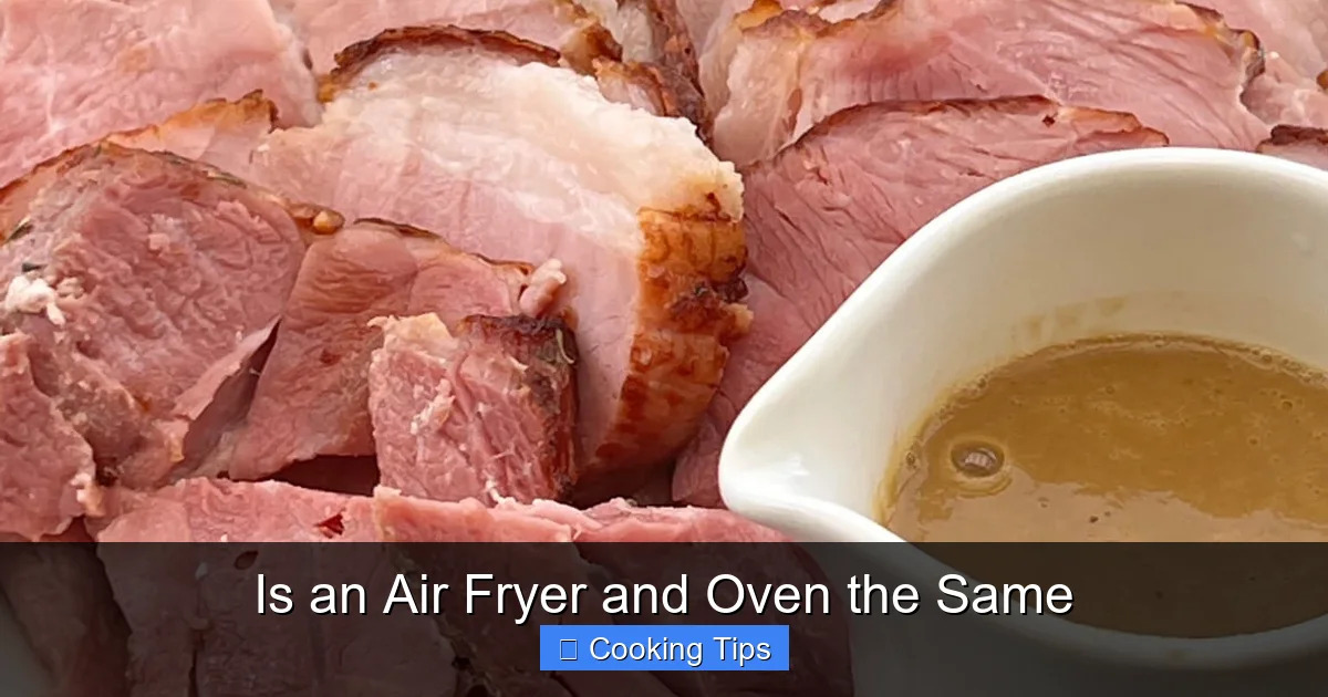 Is an Air Fryer and Oven the Same