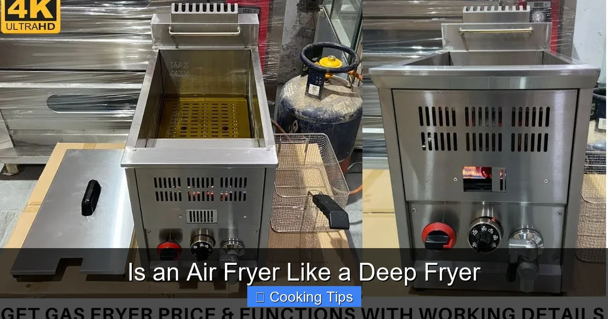 Is an Air Fryer Like a Deep Fryer