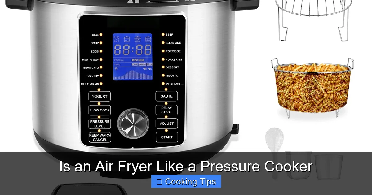 Is an Air Fryer Like a Pressure Cooker
