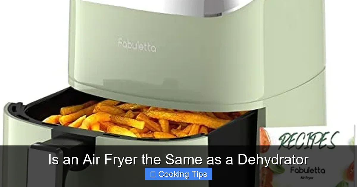 Is an Air Fryer the Same as a Dehydrator