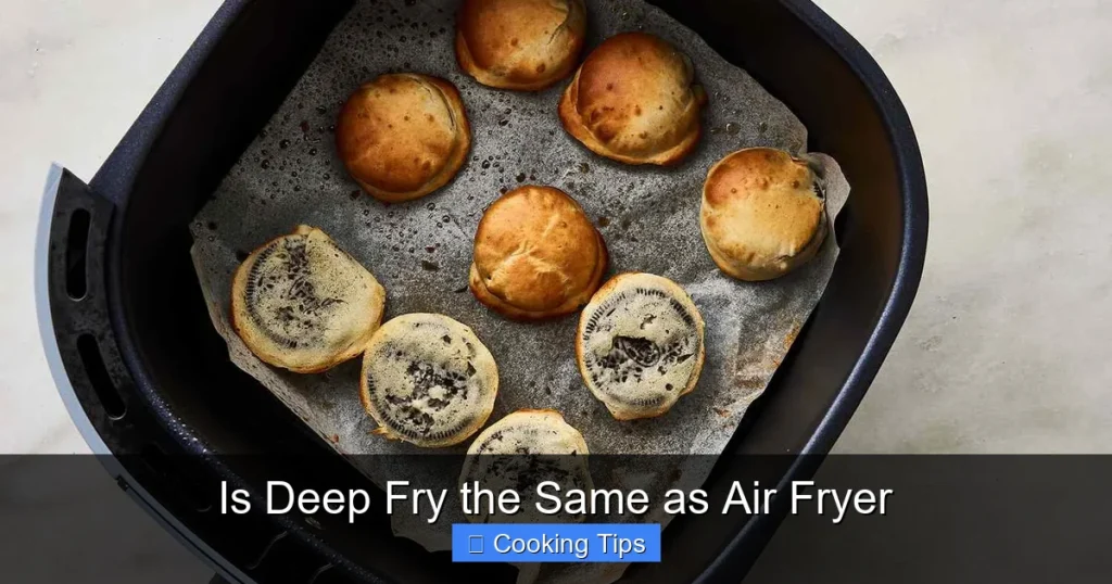 Is Deep Fry the Same as Air Fryer