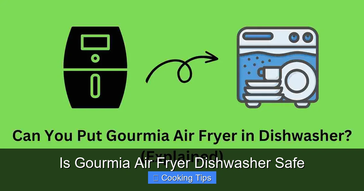 Is Gourmia Air Fryer Dishwasher Safe