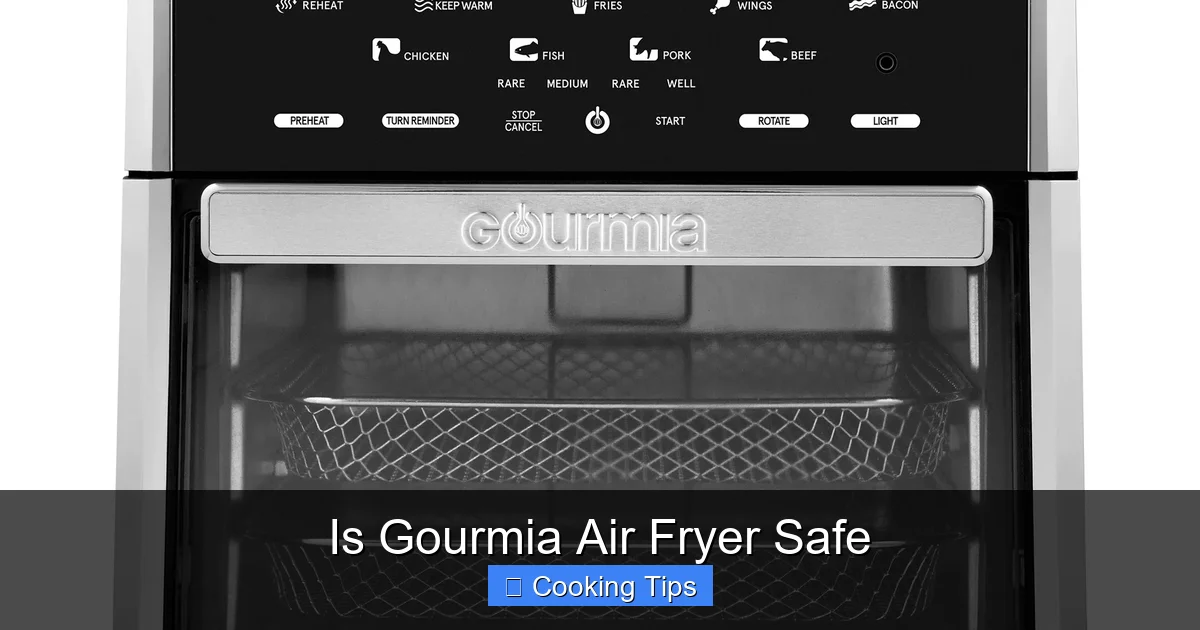 Is Gourmia Air Fryer Safe