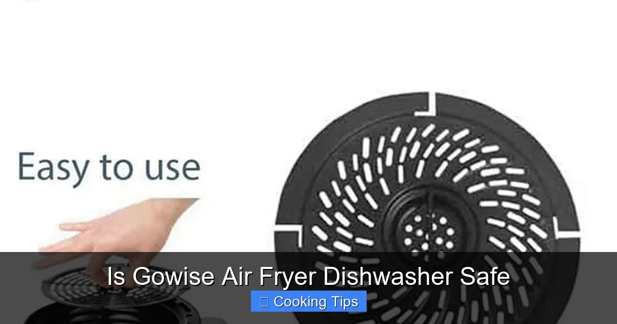Is Gowise Air Fryer Dishwasher Safe
