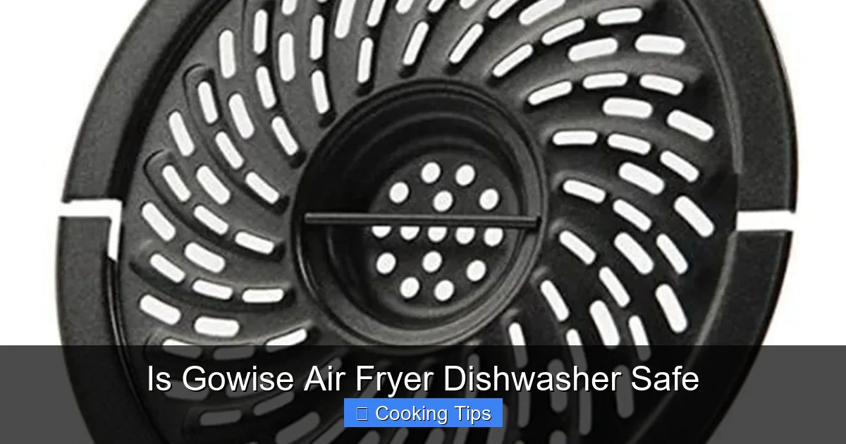 Is Gowise Air Fryer Dishwasher Safe