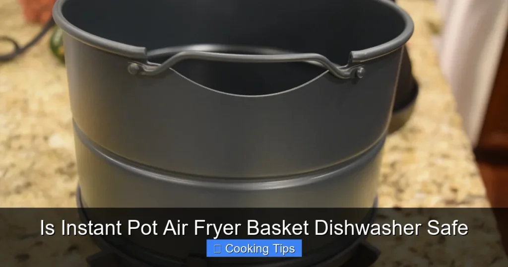Is Instant Pot Air Fryer Basket Dishwasher Safe