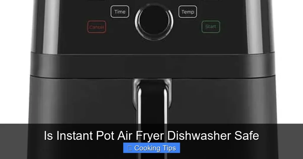 Is Instant Pot Air Fryer Dishwasher Safe