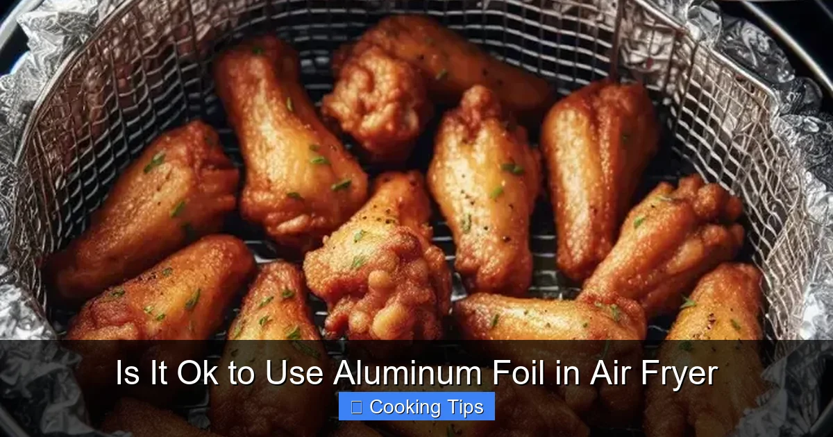Is It Ok to Use Aluminum Foil in Air Fryer