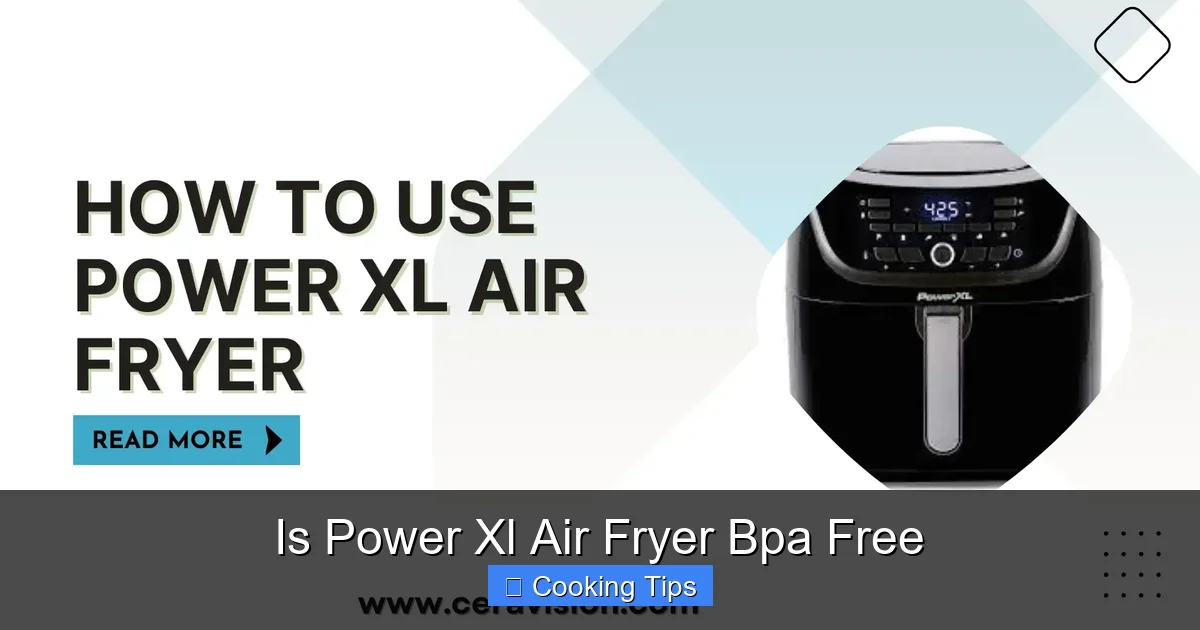 Is Power Xl Air Fryer Bpa Free