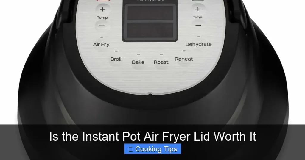 Is the Instant Pot Air Fryer Lid Worth It