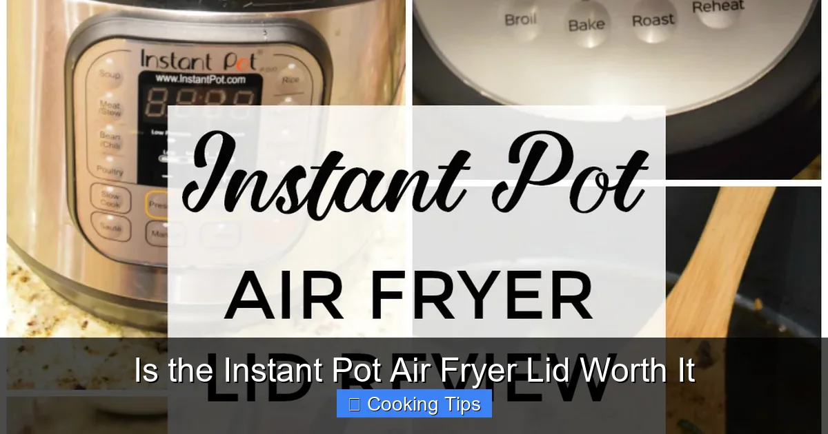 Is the Instant Pot Air Fryer Lid Worth It