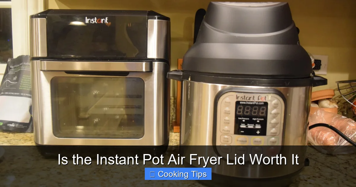 Is the Instant Pot Air Fryer Lid Worth It