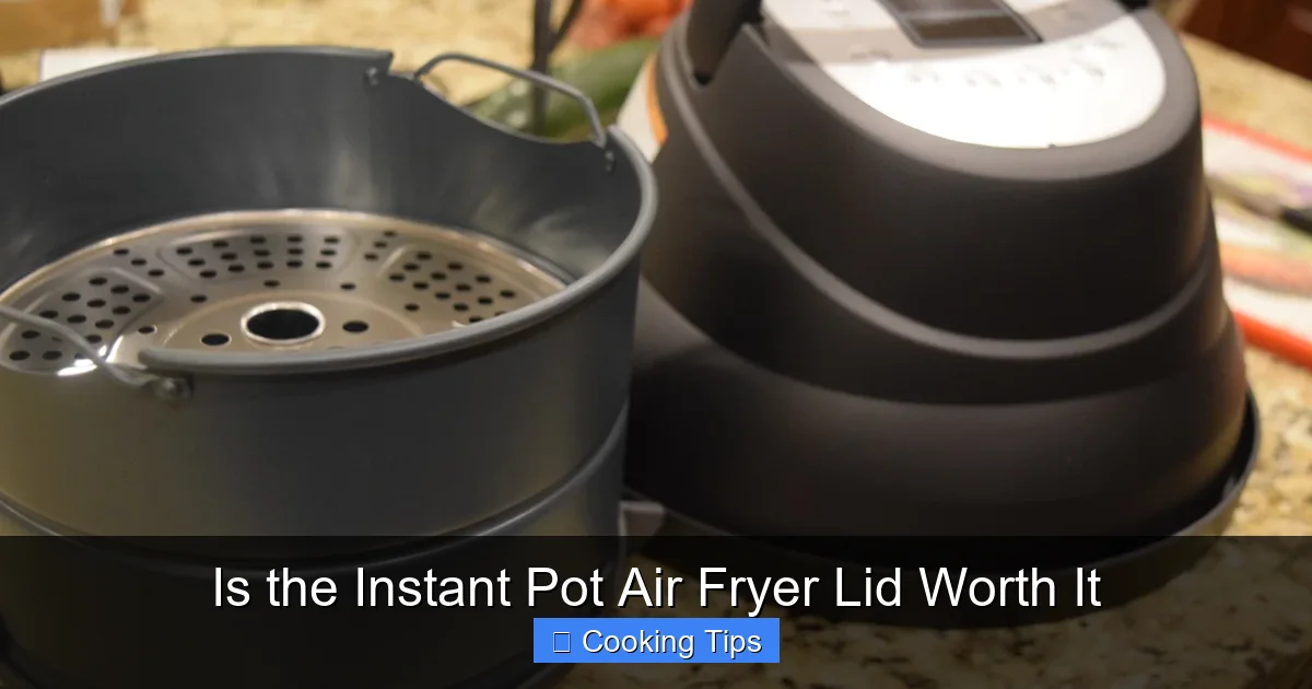Is the Instant Pot Air Fryer Lid Worth It