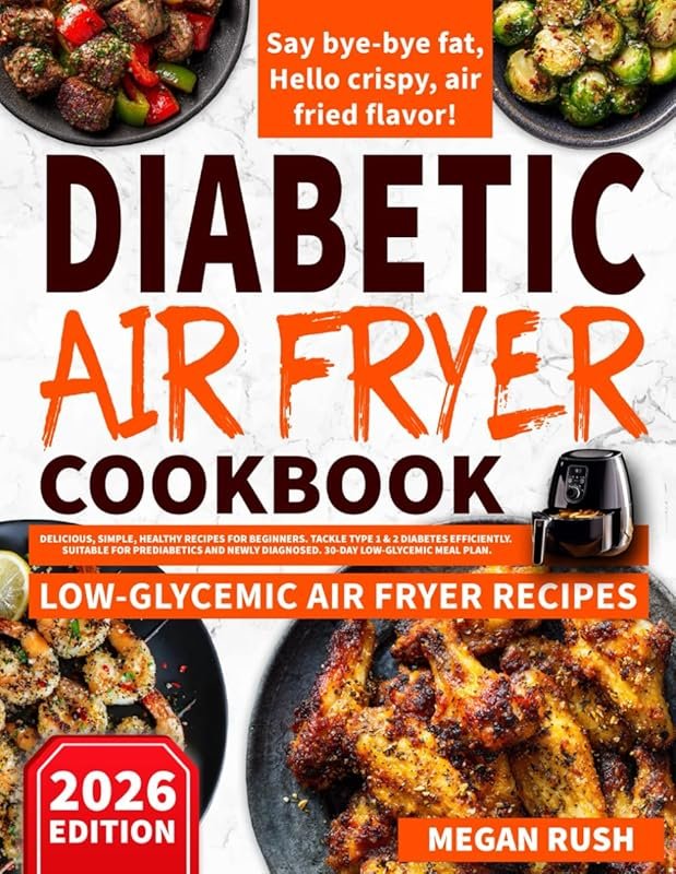 Diabetic Air Fryer Cookbook: Delicious, Simple, Healthy Recipes for Be