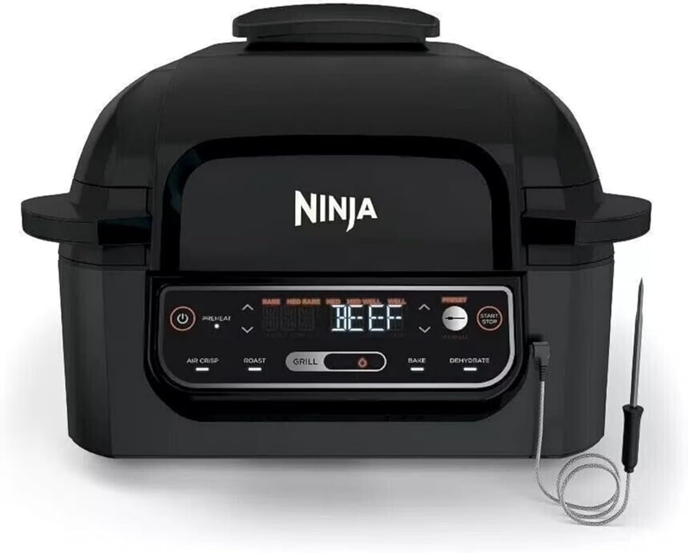 Ninja Foodi Pro 5-in-1 Indoor Grill with Integrated Smart Probe and Ai