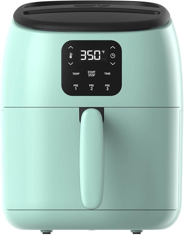 Dash Tasti-Crisp™ 2.6 Quart Aqua Digital Air Fryer with Auto Shut-Off