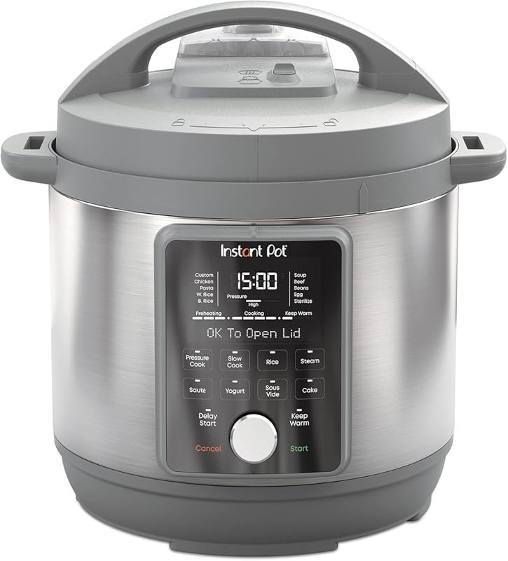 Instant Pot Duo Plus 8-Quart: Whisper Quiet 9-in-1 Pressure Cooker, Sl