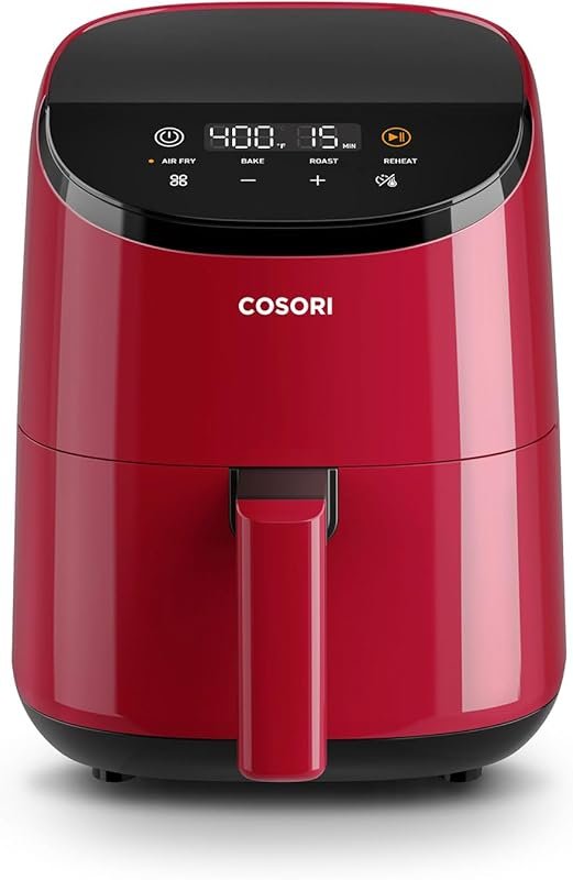 COSORI 2.1 Qt Air Fryer: Compact 4-in-1 Mini Fryer for Bake, Roast, Re