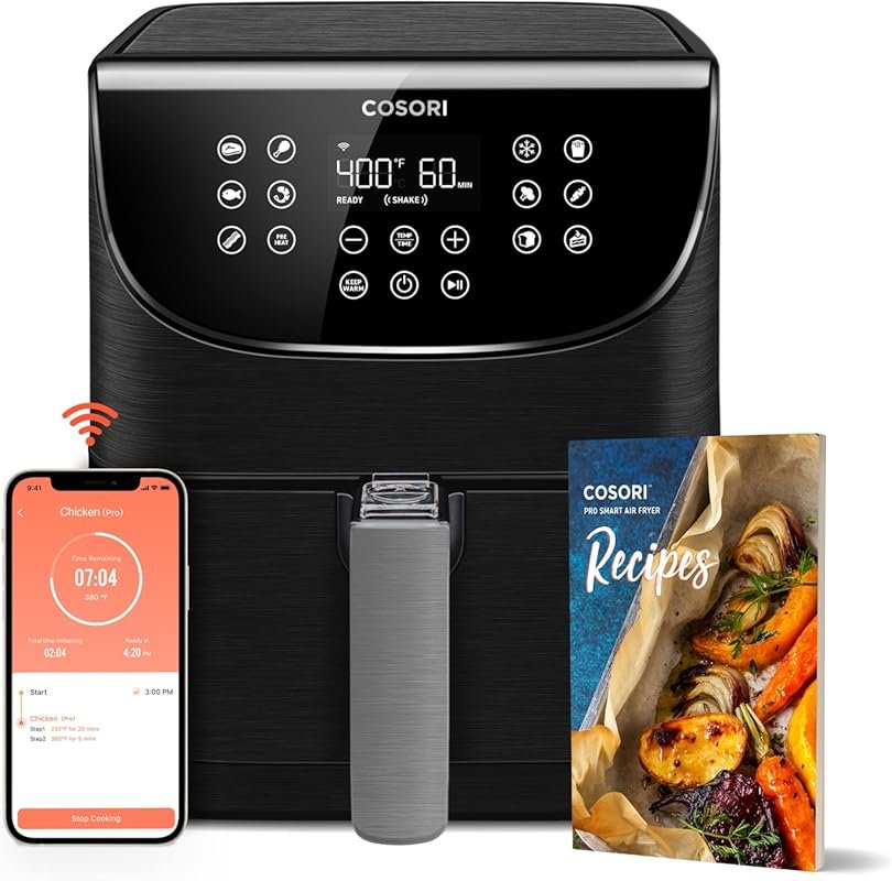 COSORI 5.8QT Pro Gen Smart Air Fryer Oven, 11-in-1 Toaster with App & 