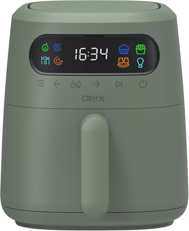 CRUX x Marshmello 3.0 QT Digital Air Fryer: TurboCrisp, Touch Screen, 