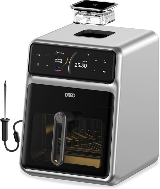 Dreo ChefMaker Combi Fryer Smart Air Fryer Cooker with Cook Probe & Wa