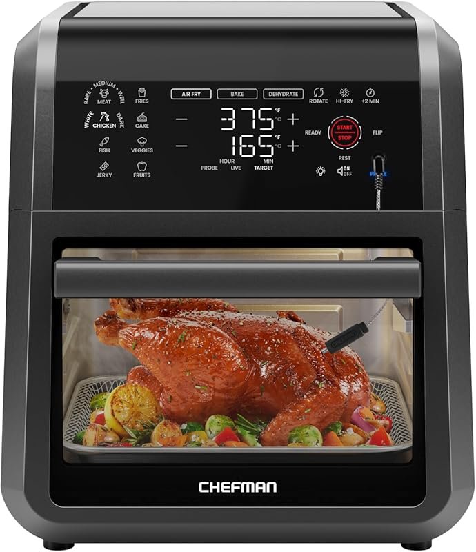 CHEFMAN ExacTemp 12 Quart 5-in-1 Air Fryer
