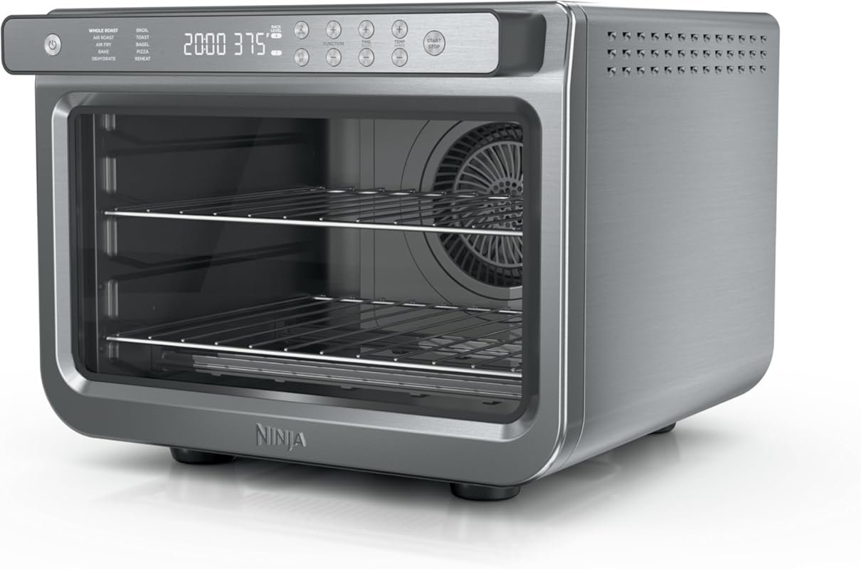 Ninja Prestige Smart XL Air Fryer Toaster Oven, 1800W, Bakes 20 Cookie