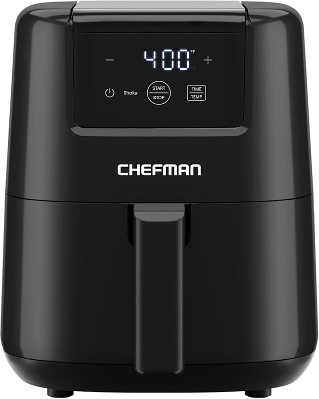 CHEFMAN 2 Qt Mini Air Fryer: Digital, Compact, Nonstick Basket, Quick
