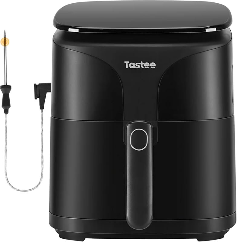 Tastee Air Fryer Lite 8-in-1 5.5QT Oven: Single-Sensor Probe, 450°F Di