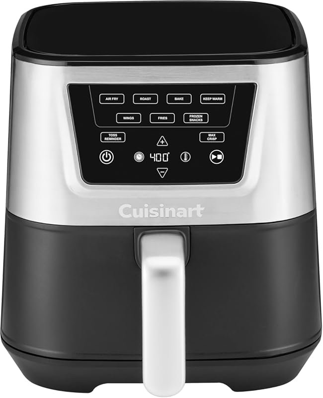 Cuisinart AIR-180 6-Quart Air Fryer: Versatile 4-Function with 3 Preses