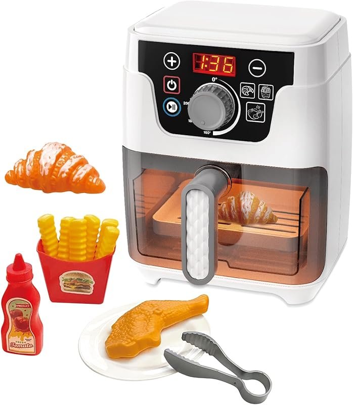 Premium Toys Air Fryer for Kids: Fun Play Kitchen Accessory for Toddle