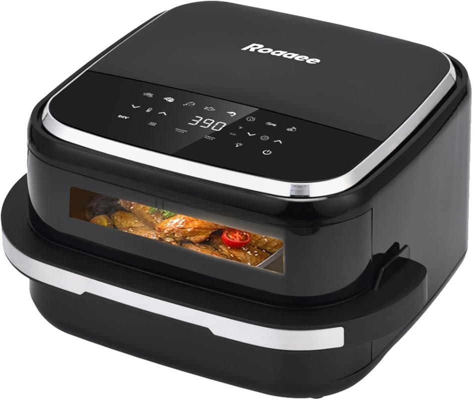 4.5QT 11-in-1 Pizza Oven & Air Fryer with Top/Bottom Airflow