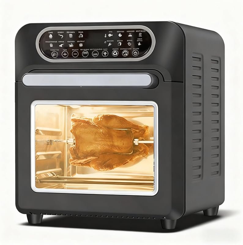 Large Capacity 1700W Air Fryer Toaster Oven with Digital Controls, Sta