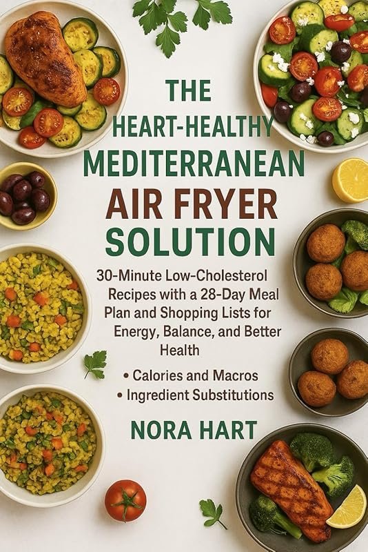Heart-Healthy Mediterranean Air Fryer Solution: 30-Minute Low-Choleste