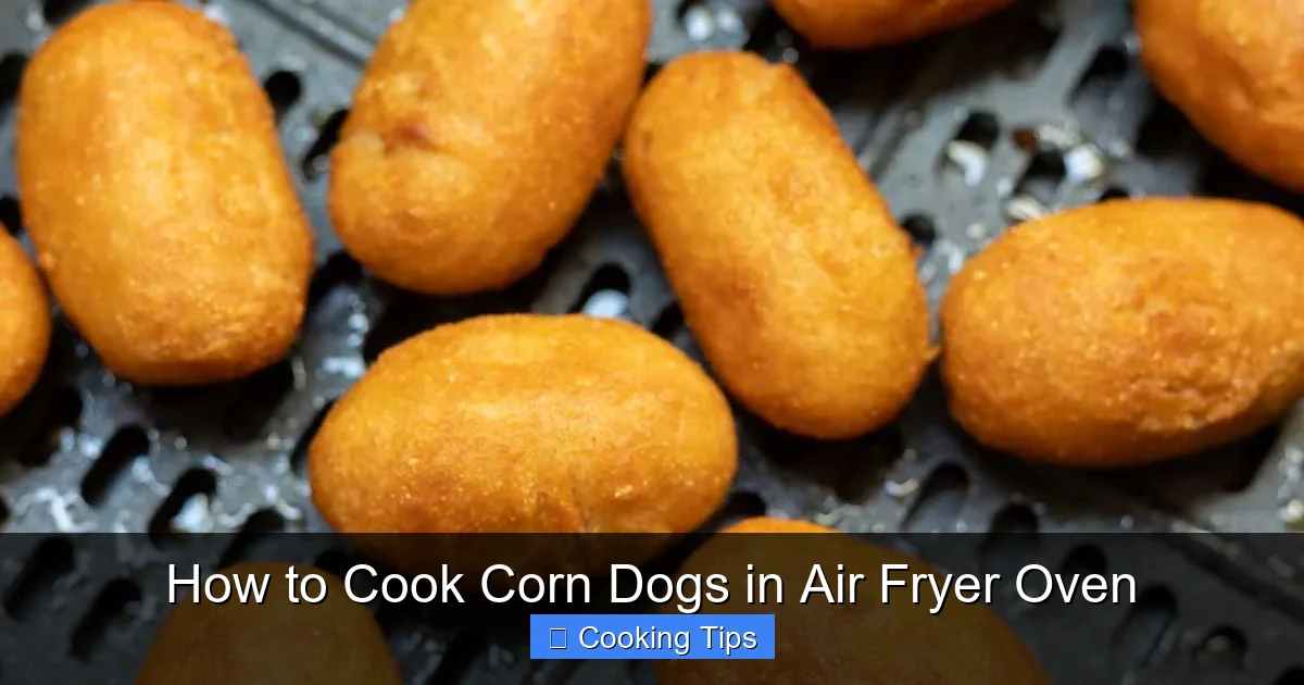 How to Cook Corn Dogs in Air Fryer Oven