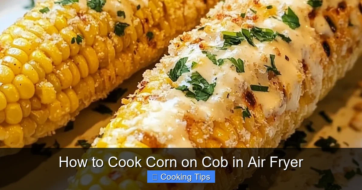 How to Cook Corn on Cob in Air Fryer