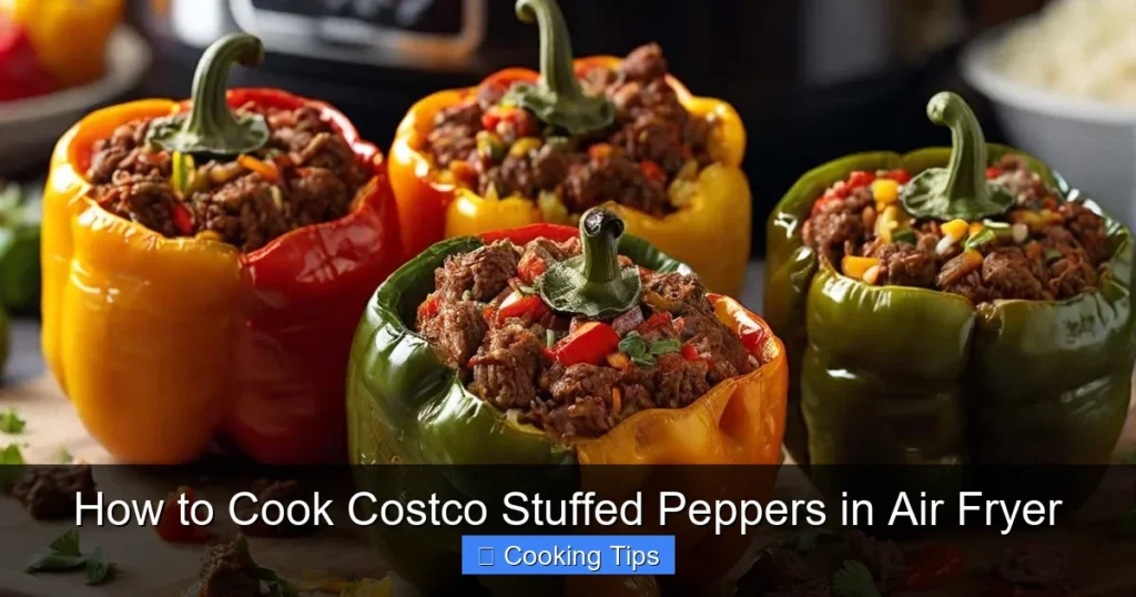 How to Cook Costco Stuffed Peppers in Air Fryer