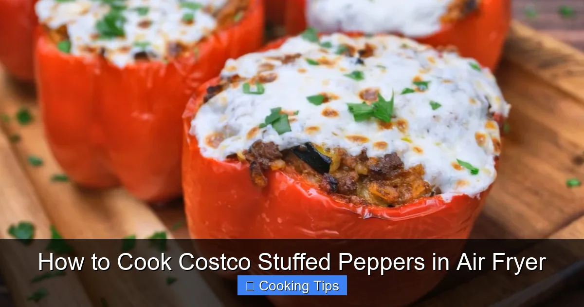 How to Cook Costco Stuffed Peppers in Air Fryer