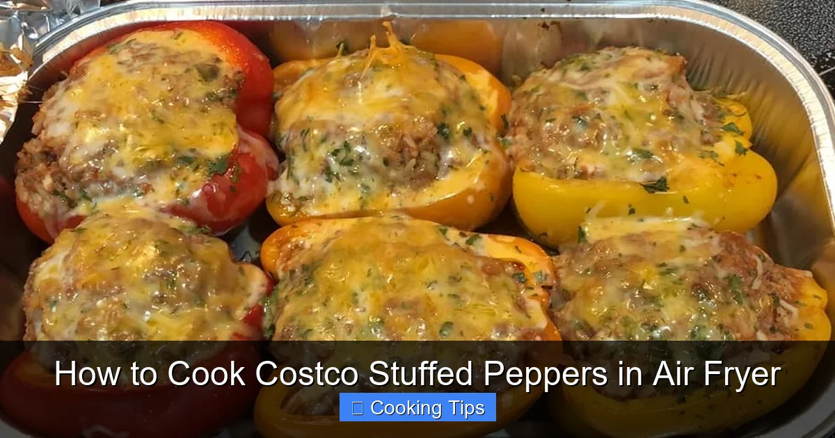How to Cook Costco Stuffed Peppers in Air Fryer