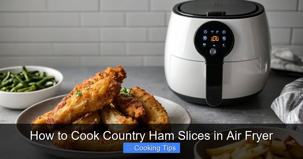 How to Cook Country Ham Slices in Air Fryer