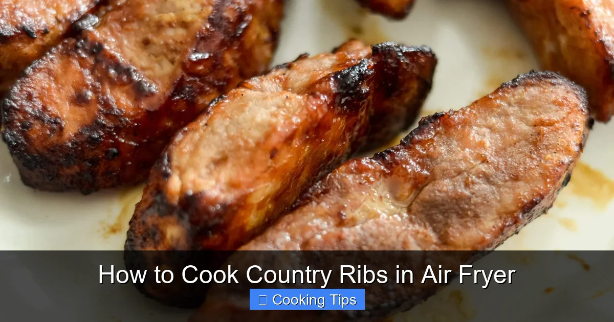 How to Cook Country Ribs in Air Fryer