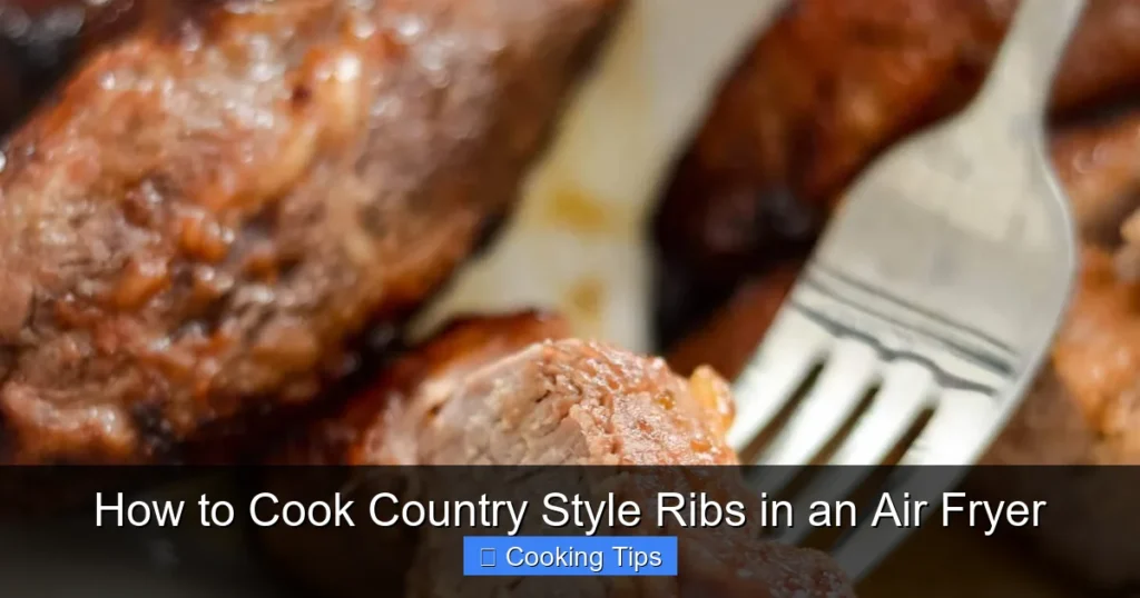 How to Cook Country Style Ribs in an Air Fryer