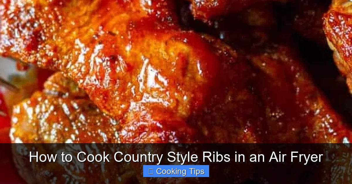 How to Cook Country Style Ribs in an Air Fryer