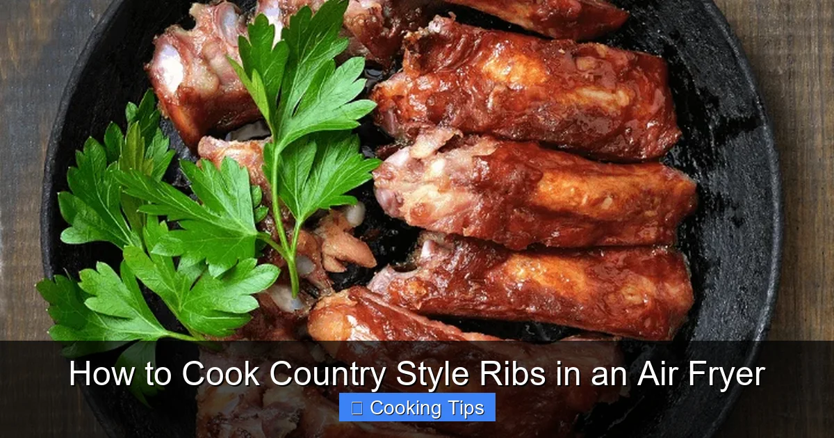 How to Cook Country Style Ribs in an Air Fryer