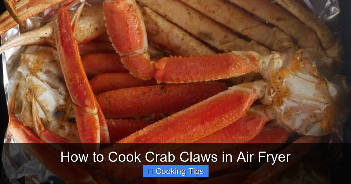 How to Cook Crab Claws in Air Fryer