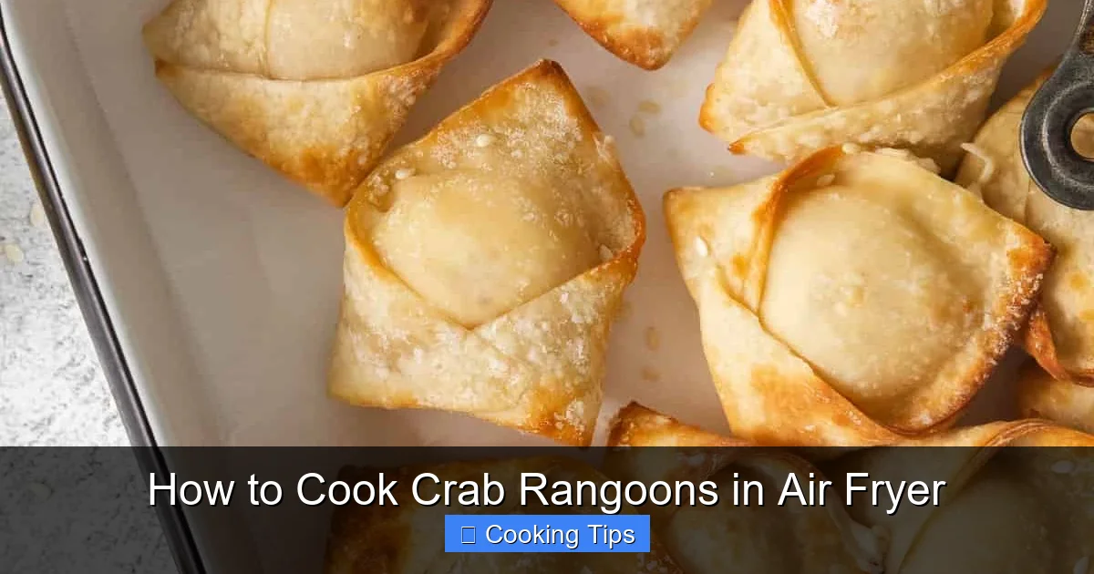 How to Cook Crab Rangoons in Air Fryer