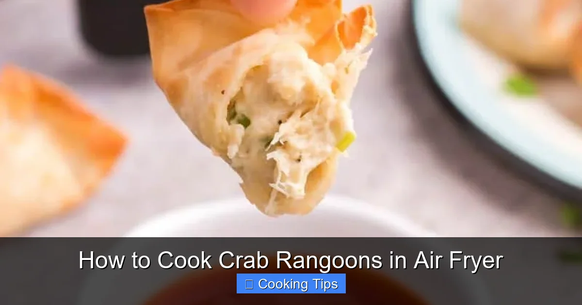 How to Cook Crab Rangoons in Air Fryer