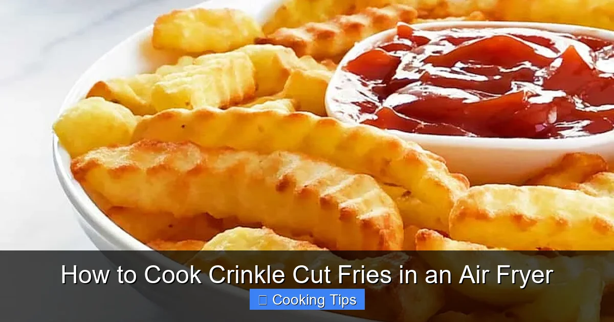 How to Cook Crinkle Cut Fries in an Air Fryer