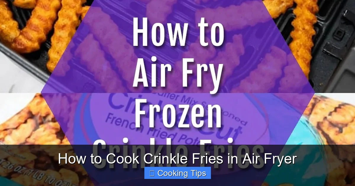 How to Cook Crinkle Fries in Air Fryer